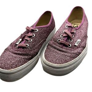 Vans All Stars Limited Edition Lurez Pink Glitter Lace Up Sneakers - Women 6.5